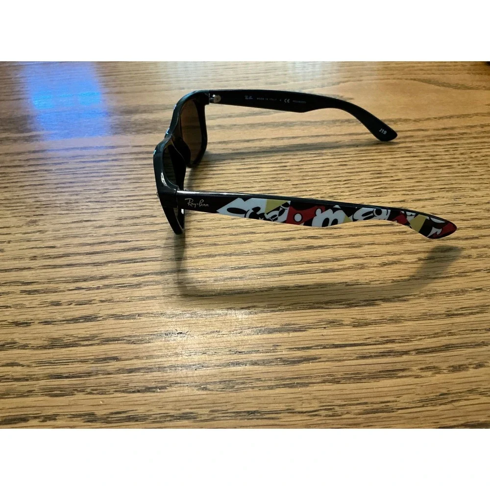 Ray-Ban x Disney New Wayfarer Mickey Mouse Sunglasses Black RB2132 Polarized